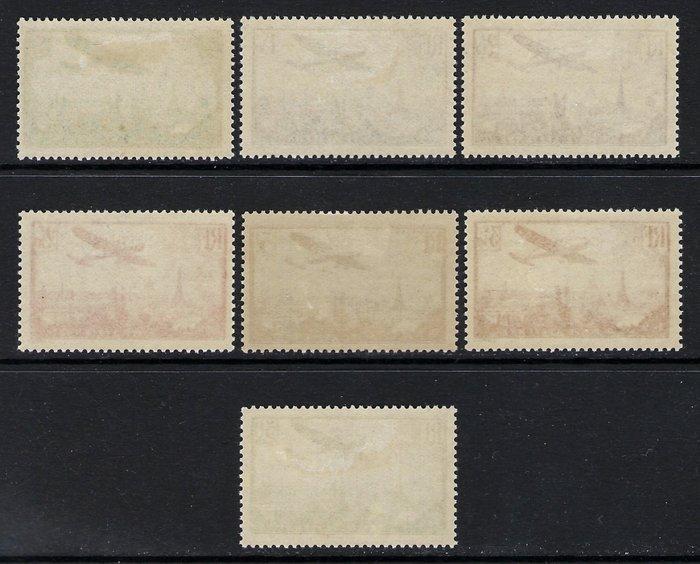 Frankrijk 1936 - Luchtpost vliegtuig dat over Parijs vliegt, Postzegels en Munten, Postzegels | Europa | Frankrijk