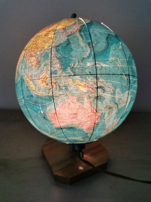 Lampe à poser en forme de globe - Aluminium - Globe lumineux, Antiek en Kunst, Curiosa en Brocante