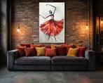 Monika Spiewak - Flamenco - Oil Painting Stretched On The