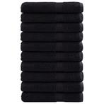 vidaXL Saunadoeken SOLUND 10 st 600 g/m² 80x200 cm zwart, Huis en Inrichting, Verzenden, Nieuw