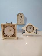 Tafelklok (3) - Metaal, Hout, Kristal - 1950-1960 - La, Antiek en Kunst