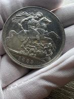 Royaume-Uni. Victoria. 1 Crown 1889 (Sans Prix de Réserve), Postzegels en Munten