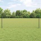 vidaXL Fence Posts 44 pcs Grijs 100 cm Staal, Tuin en Terras, Verzenden, Nieuw