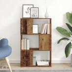 vidaXL Tv-meubelset Bruin 60 x 24 x 94,5 cm Bewerkt hout, Huis en Inrichting, Kasten |Televisiemeubels, Verzenden, Nieuw