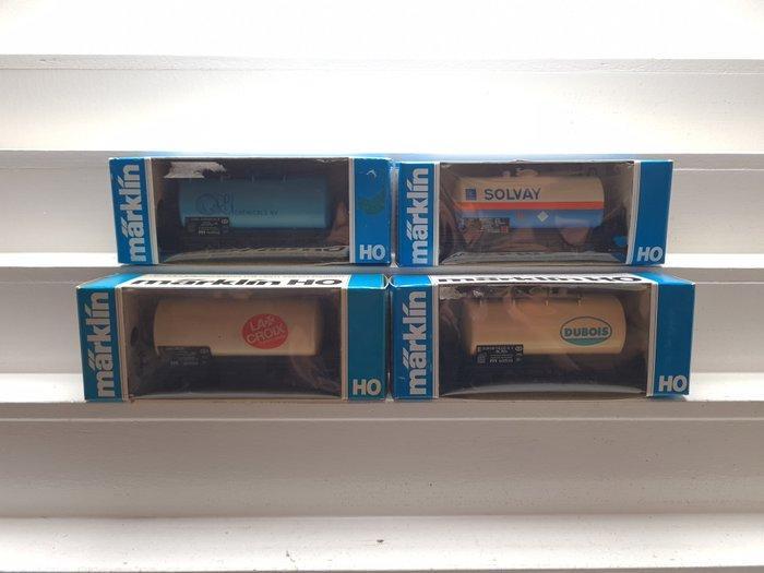 Märklin H0 - 4440/4447 - Modeltrein goederenwagon (4) - 4, Hobby en Vrije tijd, Modeltreinen | H0