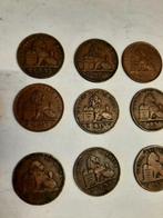 Belgique. 2 Cents 1870/1919, Lot de 13 pièces (Sans prix de