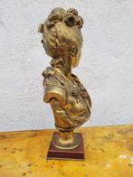 After Auguste Joseph Carrier (1800-1875) - Beeld, bust of an