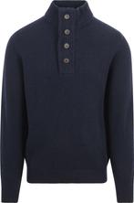 Barbour Trui Wol Patch Navy maat Maat 48/50 (M) Heren, Barbour, Nieuw, Verzenden, Maat 48/50 (M)