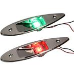 Boordlicht LED set 190mm inbouw tot 12m Rvs, Sports nautiques & Bateaux, Instruments de navigation & Électronique maritime, Overige typen