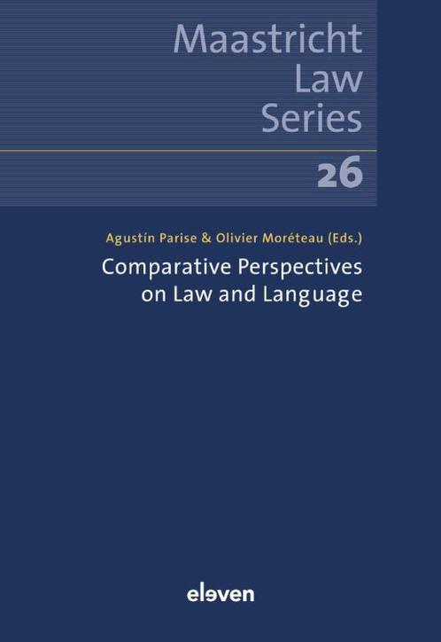 Maastricht Law Series- Comparative Perspectives on Law and, Livres, Science, Envoi