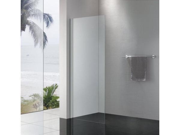 Veiling - Alterna zijwand v/schuifdeur 100x200cm chroom-held, Bricolage & Construction, Sanitaire