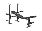 Veiling - Multi stalen halterbank trainingsbank - Zwart, Nieuw