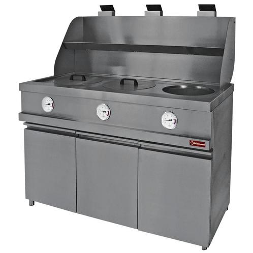 Friteuse | HEAVY DUTY | Gas | 13+13+13L | 0°C/200°C | 48kW, Zakelijke goederen, Horeca | Keukenapparatuur, Nieuw in verpakking