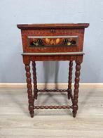 Zweedse beschilderde naaikist - Kist - Hout, Antiek en Kunst