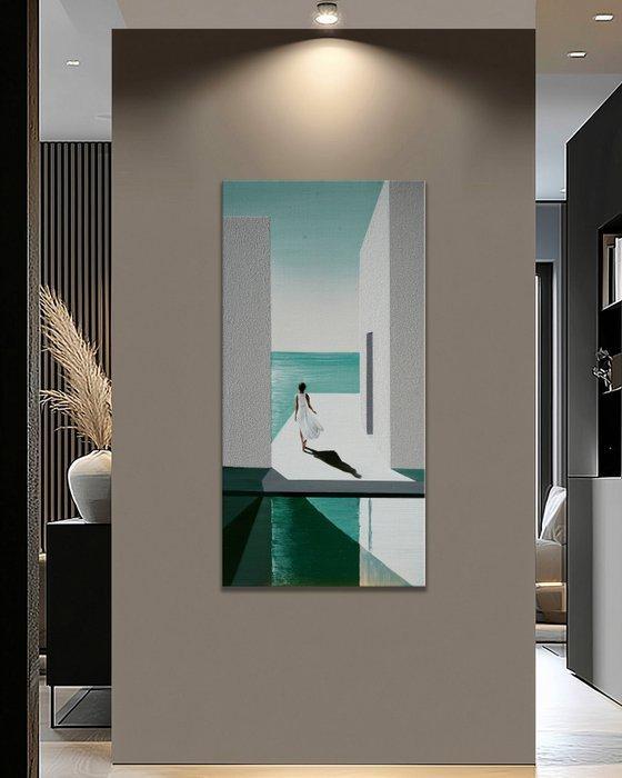 Pippo - Corridor to Tide, Antiek en Kunst, Kunst | Schilderijen | Modern