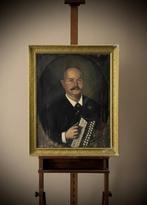 European School (XIX) - Portrait of a Musician with, Antiquités & Art, Art | Peinture | Classique