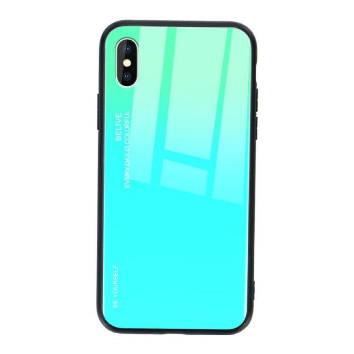 Xiaomi Redmi Note 8T Gradient Hoesje - TPU en 9H Glas -, Télécoms, Téléphonie mobile | Housses, Coques & Façades | Marques Autre