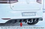 Rieger diffuser | VW Golf 7 VII R 2013-2017 | ABS | Dubbele, Ophalen of Verzenden