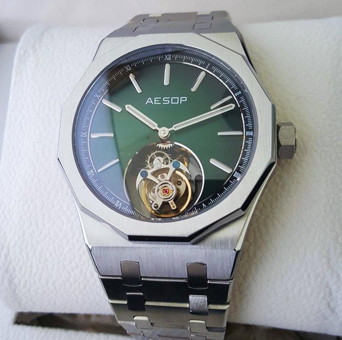 Aesop - TOURBILLON - Diamond - Swiss - Unique Flying -, Handtassen en Accessoires, Horloges | Heren