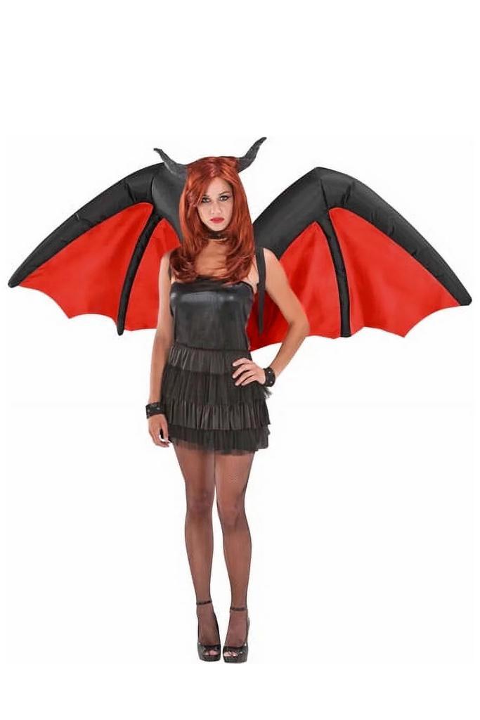 KIMU® Opblaas Kostuum Vleugels Vleermuis Opblaasbaar Pak Vle, Kleding | Dames, Carnavalskleding en Feestkleding, Nieuw, Ophalen of Verzenden