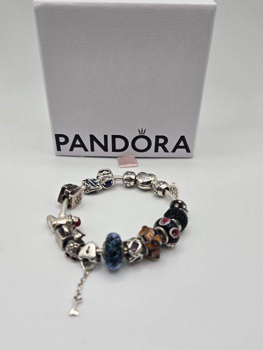 Zonder Minimumprijs - Pandora - Kralenarmband Zilver, Handtassen en Accessoires, Antieke sieraden