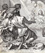 C. Maratta - F. Giovani (XVII) - Nascita di Gesù, Antiek en Kunst