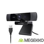 Aukey PC-LM1E webcam 1080p zwart, Computers en Software, Verzenden, Nieuw