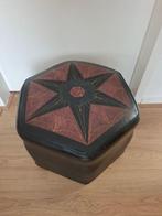 Poef - Leder - Zeskantig