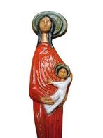 School Perignem / Amphora - F. Sanchez (Anvers) - Vierge à, Antiquités & Art