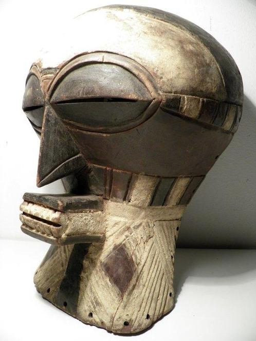 Masque tribal - Kifwebe - Songye - RD Congo - 35 cm, Antiek en Kunst, Kunst | Niet-Westerse kunst