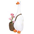 Bloempot - Zwaan Ontwerp - Afvoergat - Wit, Tuin en Terras, Ophalen of Verzenden, Nieuw