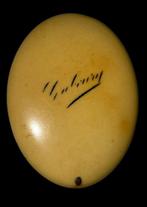 Handspiegel - Curieuze tasje spiegel ART Deco’ ingelegd in