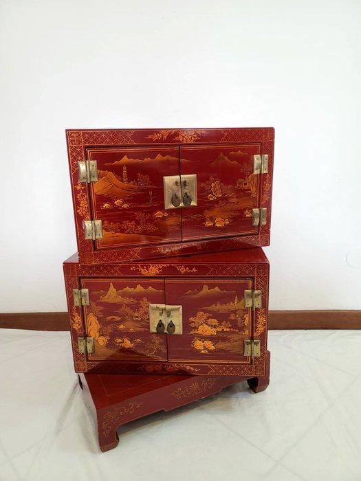 Kast - Hout - Chinees kastje, Antiek en Kunst, Curiosa en Brocante