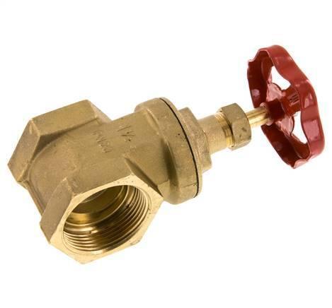 G1-1/2 Messing schuifafsluiter EPDM 20 bar - GL2BM, Doe-het-zelf en Bouw, Overige Doe-Het-Zelf en Bouw, Verzenden