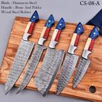 Keukenmes - Chefs knife - Pakka hout en bot met met de hand