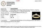 Bague - 18 carats Or jaune, plaqué rhodium - 0.33ct. tw., Handtassen en Accessoires, Ringen, Nieuw