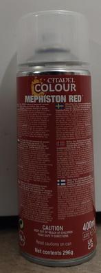 Mephiston Red Spray 400 ML (Warhammer Nieuw)  LET OP! Alleen, Ophalen of Verzenden