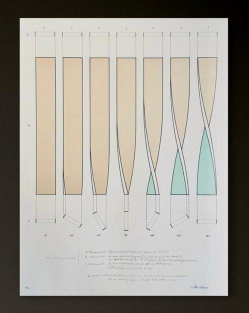 Walter Leblanc (1932-1986) - Torsions en 6 phases, Antiek en Kunst, Antiek | Overige Antiek