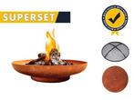 Gofire SUPERSET Oda vuurschaal cortenstaal 80 cm, Tuin en Terras, Verzenden, Nieuw