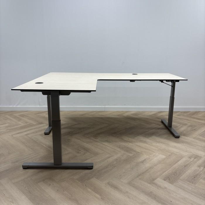 Eromes slinger hoekbureau (links) 200x160 cm, ahorn - grijs, Huis en Inrichting, Bureaus, Bureau, Gebruikt