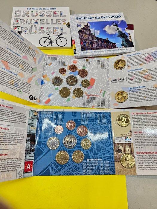 België. FDC setje 2019 + 2020 (Zonder Minimumprijs), Postzegels en Munten, Munten | Nederland