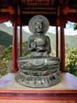 Groot bronzen Boeddha standbeeld uit Bhutan - Brons - Mooie