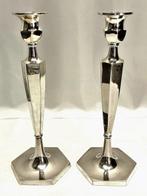 Engelse grote oude kandelaars 41 cm in Art Deco - Kandelaber