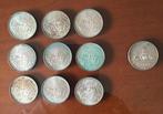 Italië, Republiek 500 Lire argento (10 monete)  (Zonder