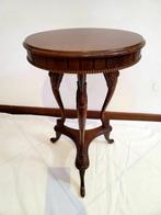 Salontafel - Hout - ronde salontafel, Antiek en Kunst