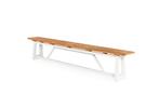 Suns Ovada tuinbank 220 cm wit frame SALE |, Tuin en Terras, Nieuw
