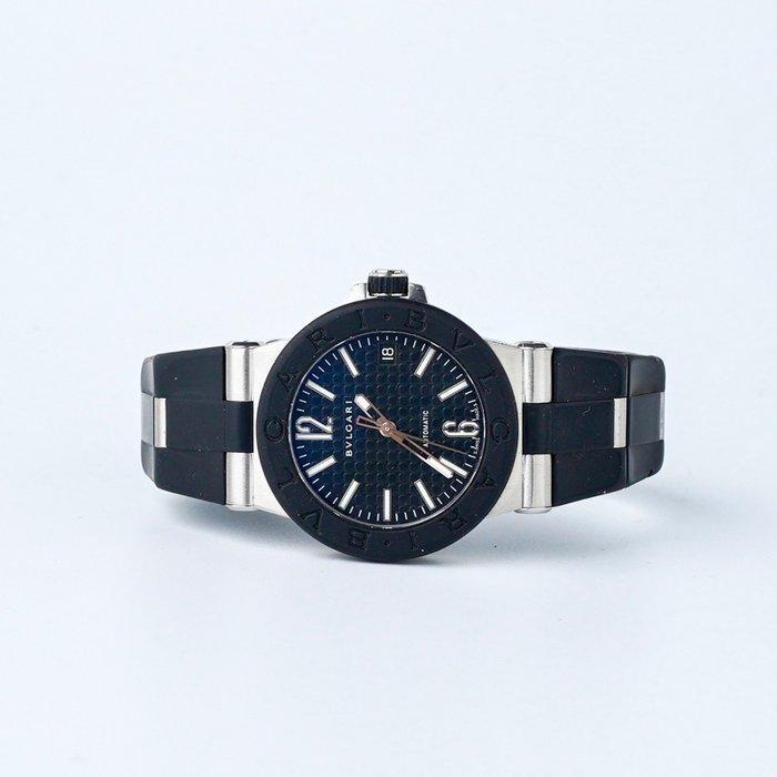 Bvlgari - Diagono - Zonder Minimumprijs - DG 35 SV - Heren -, Handtassen en Accessoires, Horloges | Heren