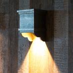 Scheepslampen & Maritiem Borgo Onda Muurlamp Zilver, Tuin en Terras, Buitenverlichting, Verzenden, Nieuw
