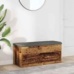 vidaXL Opbergbankje 102x42x45 cm bewerkt hout oud, Verzenden, Nieuw