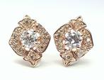 Oorbellen - 18 karaat Roségoud - 0.76ct. tw. Diamant, Nieuw